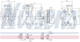 Nissens 89364 - COMPRESOR IVECO DAILY III(99-)35C