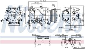 Nissens 89365 - COMPRESOR MERCURY COUGAR(98-)2.0 I