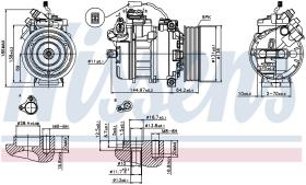 Nissens 89371 - COMPRESOR MERCEDES AXOR(02-)