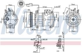 Nissens 89382 - COMPRESOR DODGE NEON II(00-)2.0 I 1