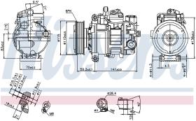 Nissens 89384 - COMPRESOR AUDI A 4/S 4(B6.B7)(00-)2