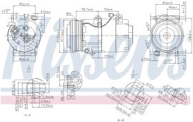 Nissens 89388 - COMPR FORD FOCUS II 1.8TDCI (04>) C-MAX 1.8 TDCI (05>)