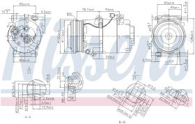 Nissens 89388 - COMPR FORD FOCUS II 1.8TDCI (04>) C-MAX 1.8 TDCI (05>)