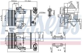 Nissens 89393 - COMPRESOR ALFA ROMEO SPIDER(939)(06