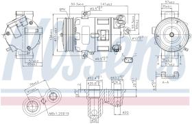 Nissens 89400 - COMPRESOR FIAT SEDICI(06-)1.9 JTD