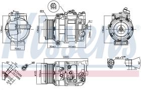 Nissens 89412 - COMPR MB W164 ML/ W251/ W221 CLASE S (05>)