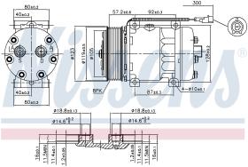 Nissens 89416 - COMPRESOR IVECO EUROCARGO E13(01-)7