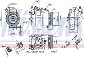 Nissens 89417 - COMPRESOR BMW 6 E63-E64(04-)645 CI