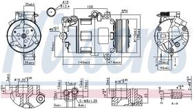 Nissens 89422 - COMPRESOR BMW 3 E46(98-)318 I