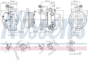 Nissens 89443 - COMPR TOYOTA AURIS/YARIS/URBAN CRUISER (09>)