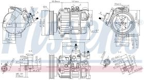 Nissens 89463 - COMPRESOR VOLVO XC 70(06-)3.2 I