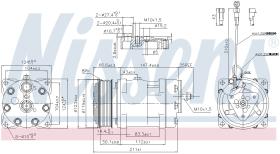 Nissens 89470 - COMPRESOR DAF LF 45(01-)220