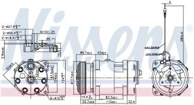 Nissens 89489 - COMPRESOR OPEL MOVANO A(98-)2.5 D