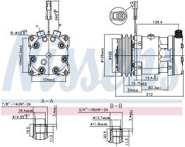 Nissens 89518 - COMPRESOR JCB JS(98-)180