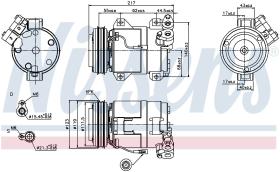 Nissens 89519 - COMPRESOR SUZUKI GRAND VITARA/ESCUD