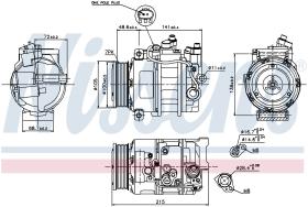 Nissens 89520 - COMPR MB W211 320CDI/400CDI/W203