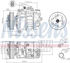 Nissens 89529 - COMPRESOR AUDI A 8/S 8(4H)(10-)3.0