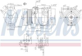 Nissens 89558 - COMPRESOR TOYOTA CAMRY(VX3#)(01-)2.