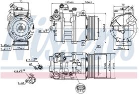 Nissens 89574 - COMPR BMW S5 F11/S7/X5/X6