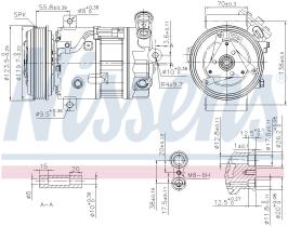 Nissens 89577 - COMPRESOR VAUXHALL VECTRA C(02-)1.6