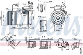 Nissens 89586 - COMPR HONDA CRV II/ACCORD VII/FRV 2.2I CTDI