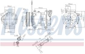 Nissens 89589 - COMPRESOR RENAULT CLIO II(98-)2.0 I