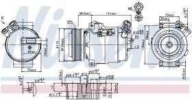 Nissens 89592 - COMPRESOR VAUXHALL ZAFIRA A(99-)1.6