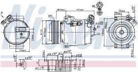 Nissens 89592 - COMPRESOR VAUXHALL ZAFIRA A(99-)1.6