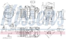 Nissens 89595 - COMPRESOR BMW 7 F01-F02-F03-F04(08-