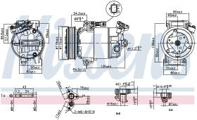 Nissens 89608 - COMPRESOR NISSAN QASHQAI(J10)(07-)2