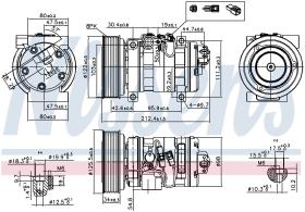 Nissens 89609 - COMPRESOR MAZDA 3(BL)(09-)2.2 MZR C