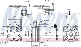 Nissens 89612 - COMPRESOR FENDT COMBINE 5220