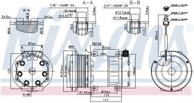 Nissens 89640 - COMPRESOR AGCO ROGATOR 1054