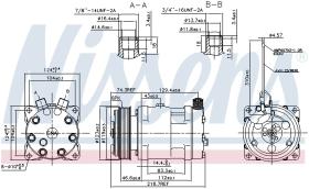 Nissens 89718 - COMPRESOR NEW HOLLAND T(07-)7030