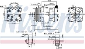 Nissens 89813 - COMPRESOR VOLVO BM L50C