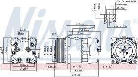 Nissens 89857 - COMPRESOR LAMBORGHINI MURCIELAGO(04