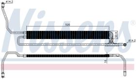 Nissens 90625 - RADIADOR ACEITE BMW 7 E65-E66-E67-E