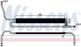 Nissens 90629 - RADIADOR ACEITE BMW 6 E63-E64(04-)6