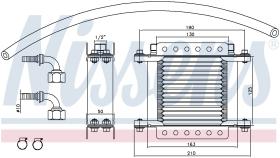 Nissens 90634 - RADIADOR ACEITE TOYOTA CARINA E(T19