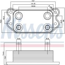 Nissens 90676 - RADIADOR ACEITE VOLVO S40(MS)(04-)2