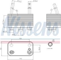 Nissens 90678 - ENFAC BMW X5 E53 3.0D/3.0I/4.4I/4.6I (00>) ENFRIADOR CAMBIO