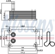 Nissens 90698 - ENFAC FORD TRANSIT 2.4D/TDCI (00>)