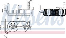 Nissens 90708 - RADIADOR ACEITE VOLKSWAGEN PASSAT B