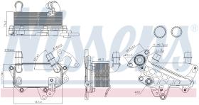 Nissens 90732 - RADIADOR ACEITE VOLKSWAGEN PASSAT B