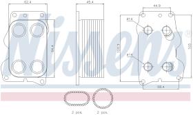 Nissens 90740 - ENFAC FORD/PSA (45 M/M ENTRE TALADROS)