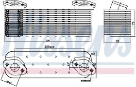 Nissens 90756 - RADIADOR ACEITE MERCEDES AXOR(02-)