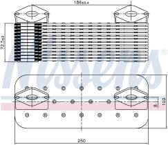 Nissens 90757 - RADIADOR ACEITE MERCEDES ACTROS MP1