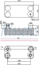 Nissens 90767 - RADIADOR ACEITE SCANIA 3-SERIES(87-