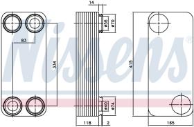 Nissens 90769 - RADIADOR ACEITE VOLVO FH 12/16(05-)