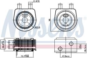 Nissens 90774 - ENFAC DONUT (56 M/M)